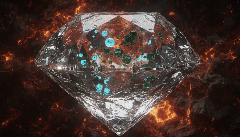 Российские ученые нашли в алмазах неожиданные элементы