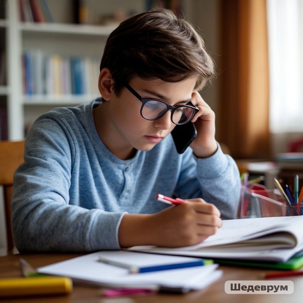 
📵 Телефон vs Домашка: кто победит?
Совет от нашего психолога: используйте технику «Помидора» — 25 минут работы без телефона, 5 минут перерыва. А еще — переведите гаджет в режим «Не беспокоить» и положите в другую комнату.
Попробуйте — результат удивит!
#СоветыПсихолога #ДомашнееЗадание #Концентрация #БорьбаСОтвлечениями #Школьник #StudLandЯлта