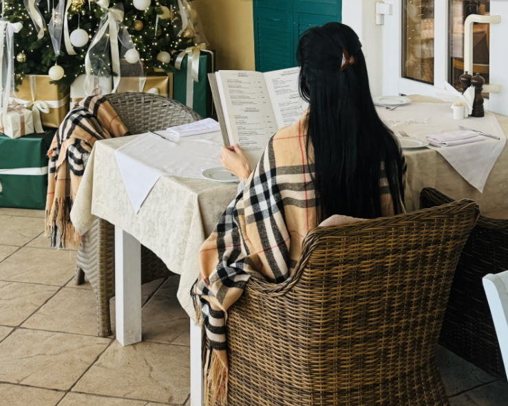 Уютное время на террасе Sun Resort в декабре