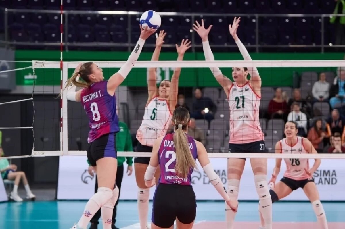    «Уралочка» обыграла «Енисей» со счётом 3:0