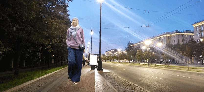 коллаж. Фото Московского проспекта и я)