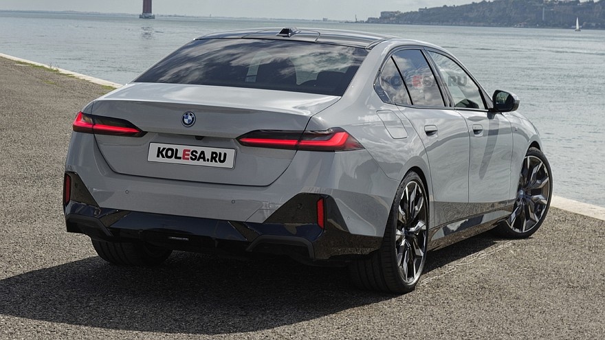    Рендер обновлённой BMW 5 серии