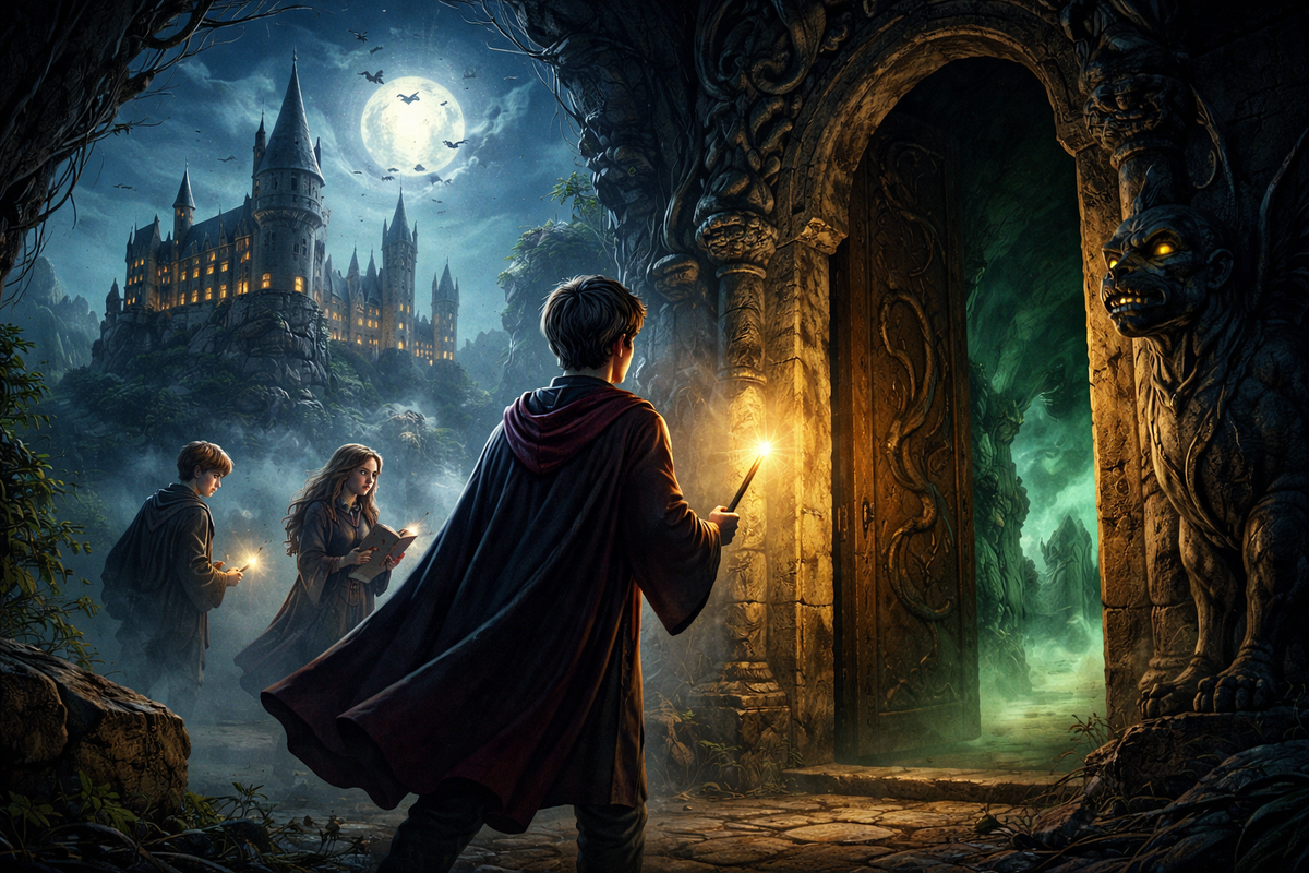 Гарри Поттер и Тайная комната: тьма, скрытая за школьными стенами