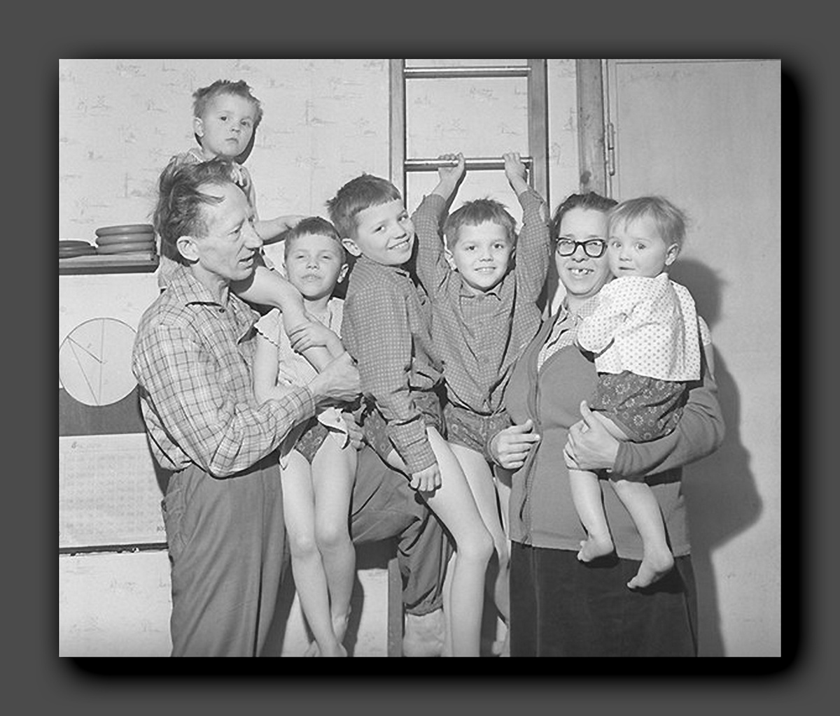 Многодетная семья Никитиных. Фото из открытых источников