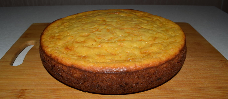 Пирог с тыквой и манкой