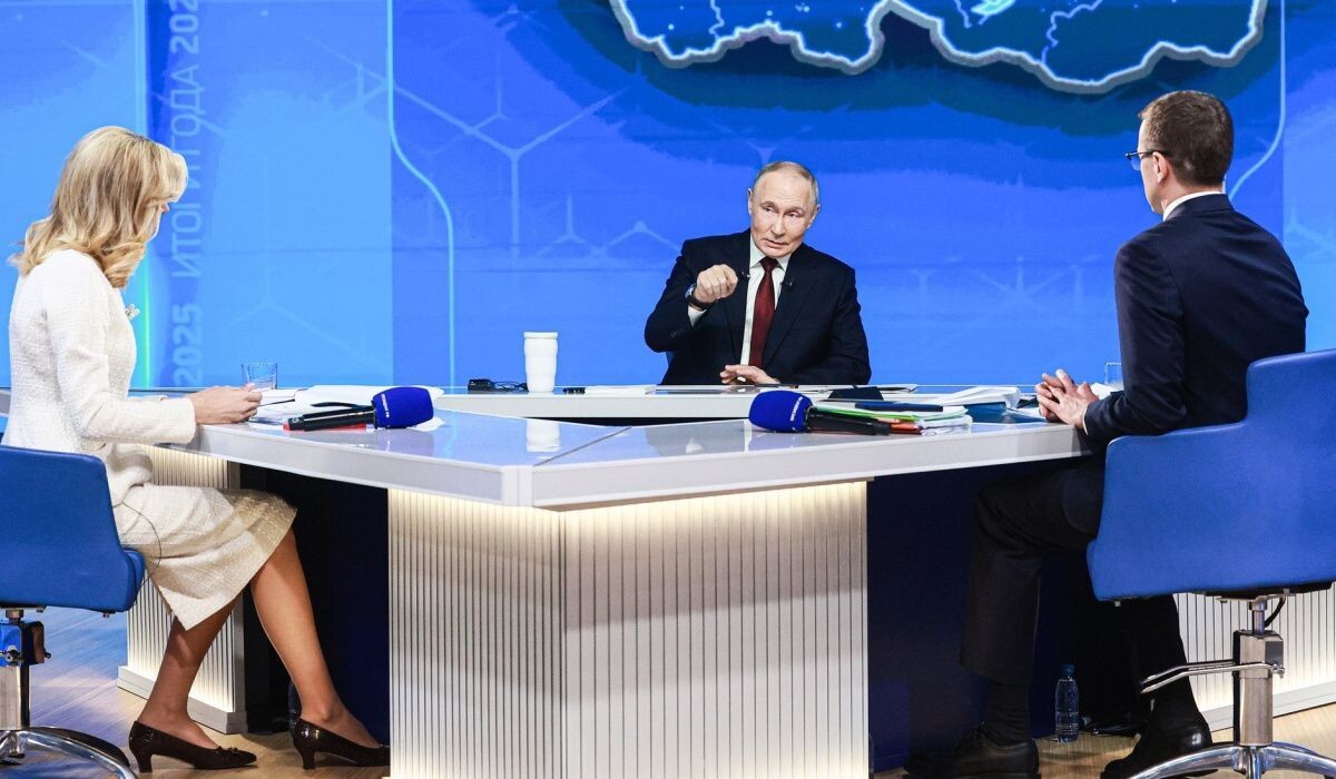     Программа «Итоги года с Владимиром Путиным». Источник: kremlin.ru Автор фото: Владимир Смирнов, ТАСС