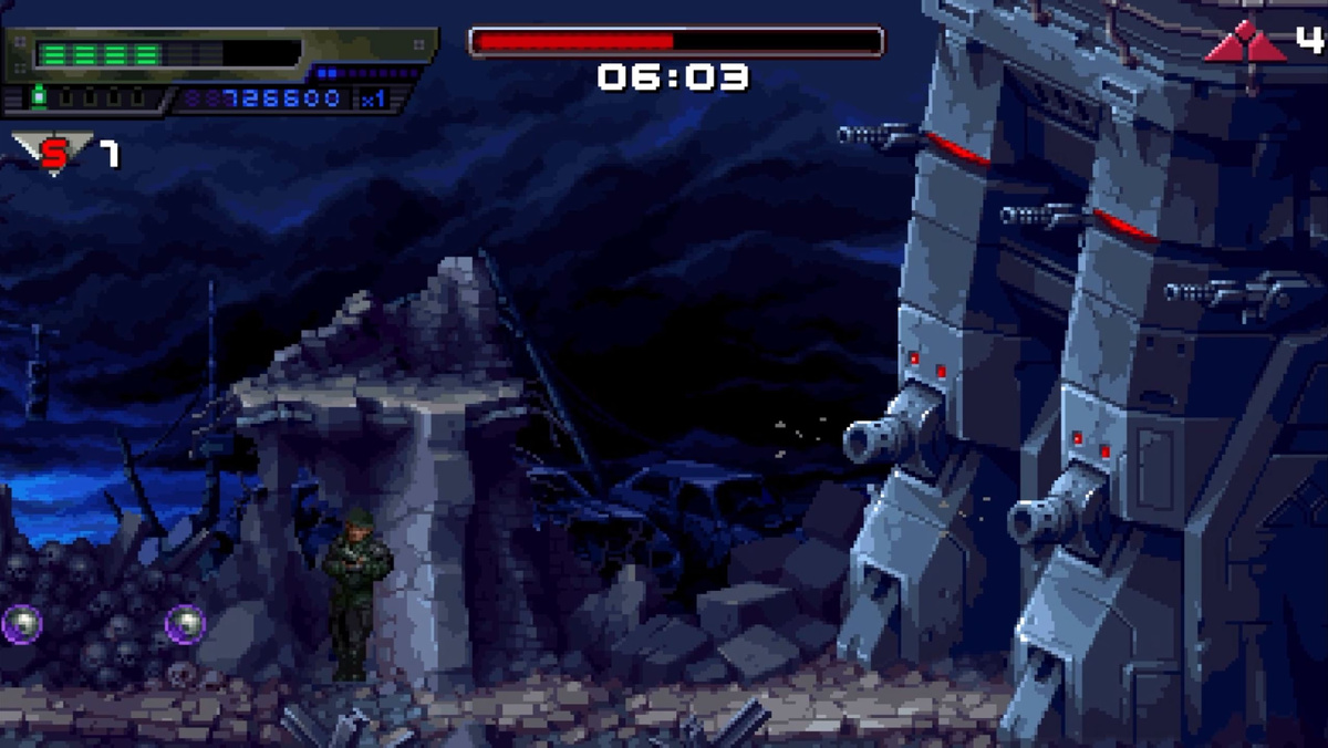 Terminator 2D No Fate крутая отсылка на первую Contra