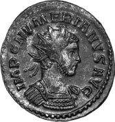 Изображение Нумериана на монетах