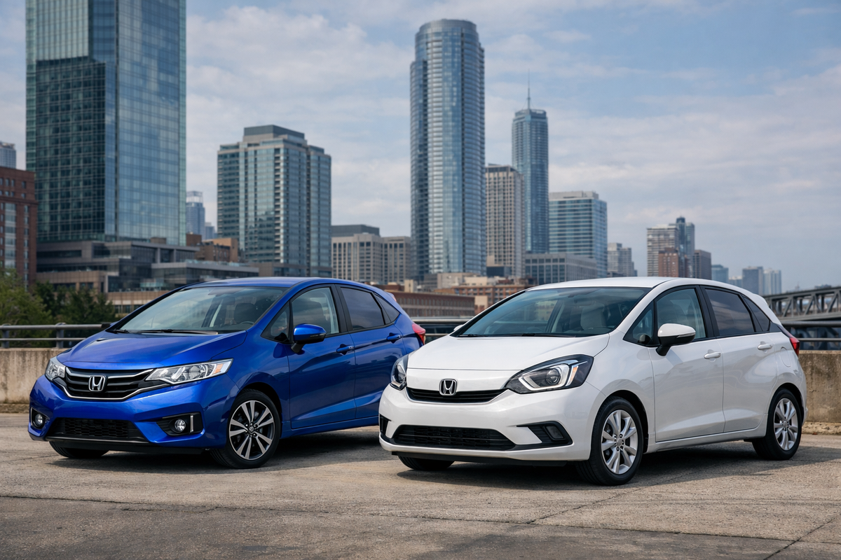 Хонда Фит один из самых популярных городских хэчбэков