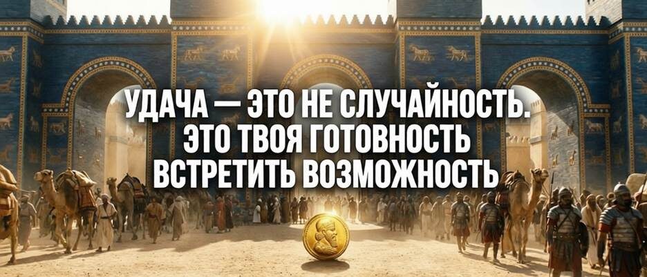 Большинство людей ищут удачу там, где её нет — в азартных играх и пустых надеждах. В Вавилоне знали: богиня Удачи благоволит не игрокам, а тем, кто умеет действовать, пока другие сомневаются.