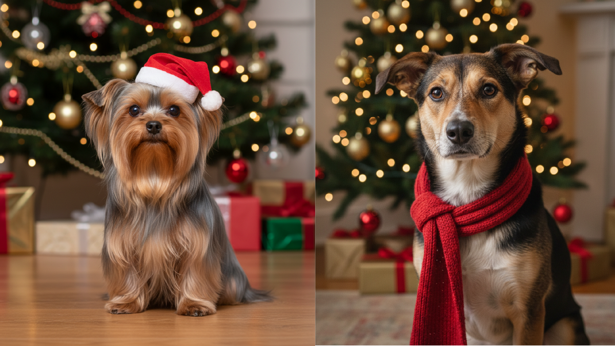 Новогодние собаки