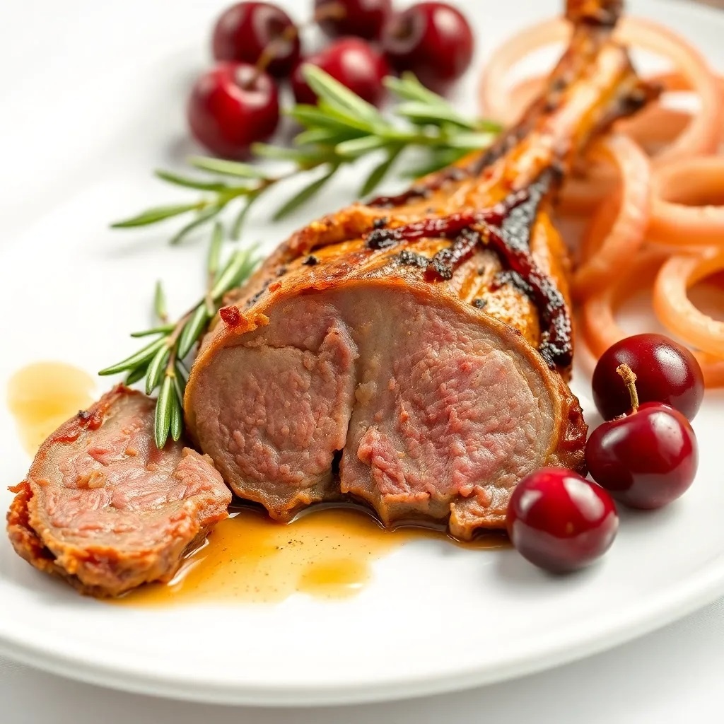 Крольчатина и обжаренная печень