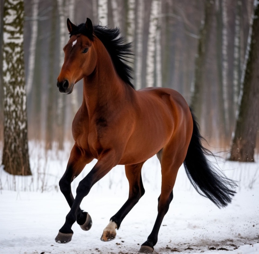 Красивая лошадка