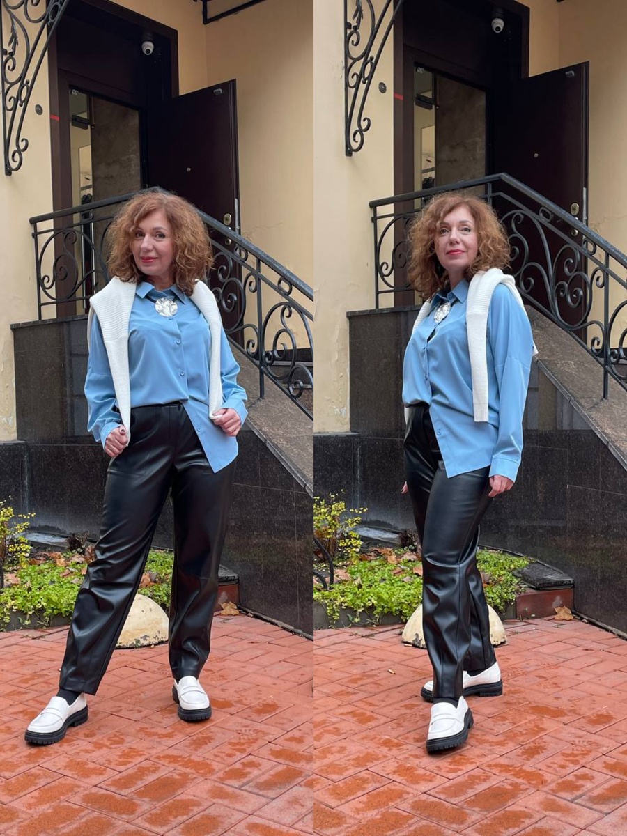 Автор с кудряшками. У магазина RUNTO