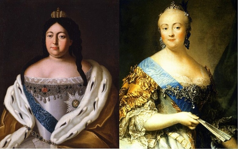 Анна Иоанновна и Елизавета Петровна. Фото из открытого доступа