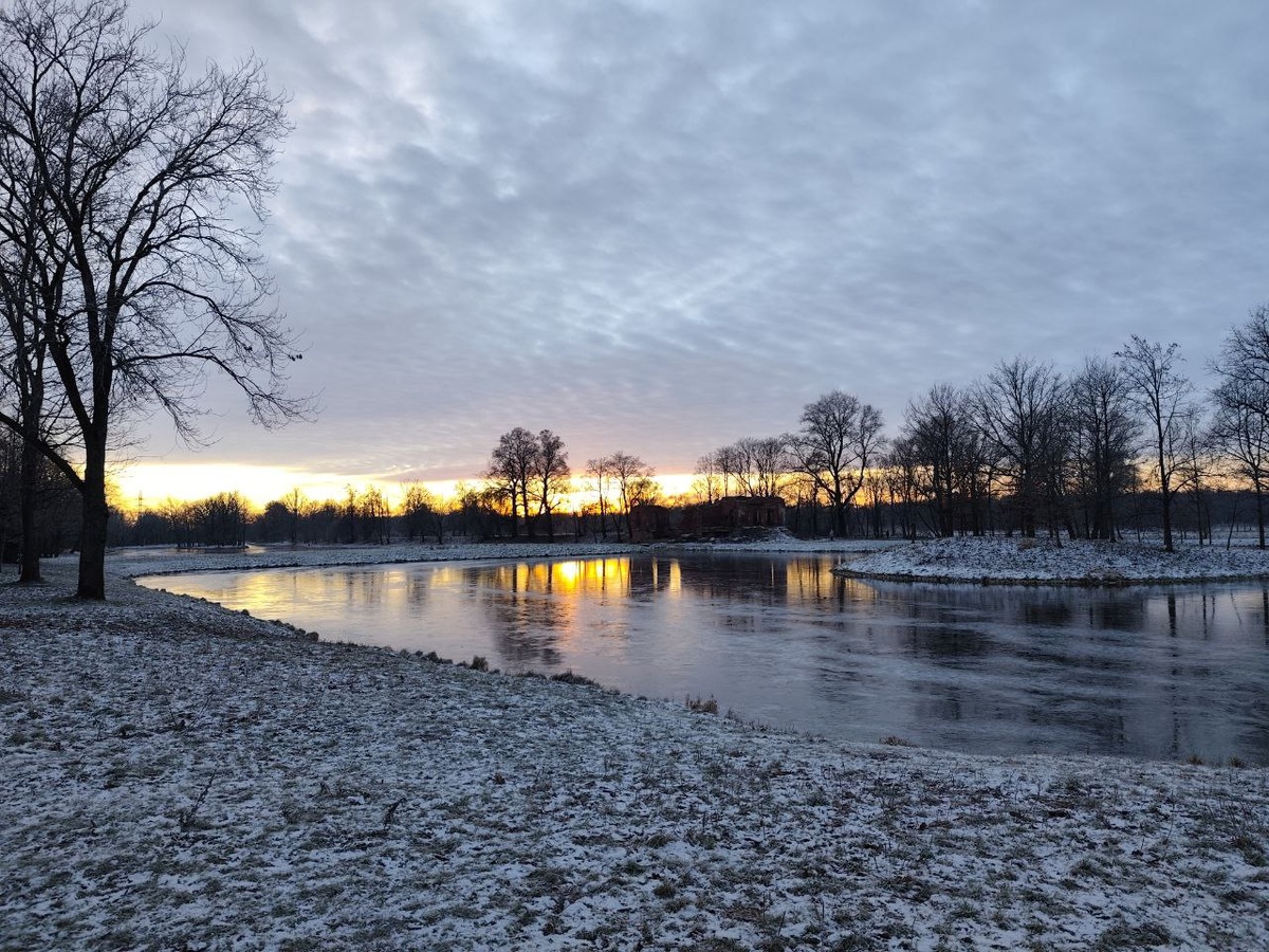 Луговой парк, декабрь 2025 г. // Источник фото: ЖК «Экография. Квартал у Петергофа», застройщик ГК «Охта Групп»