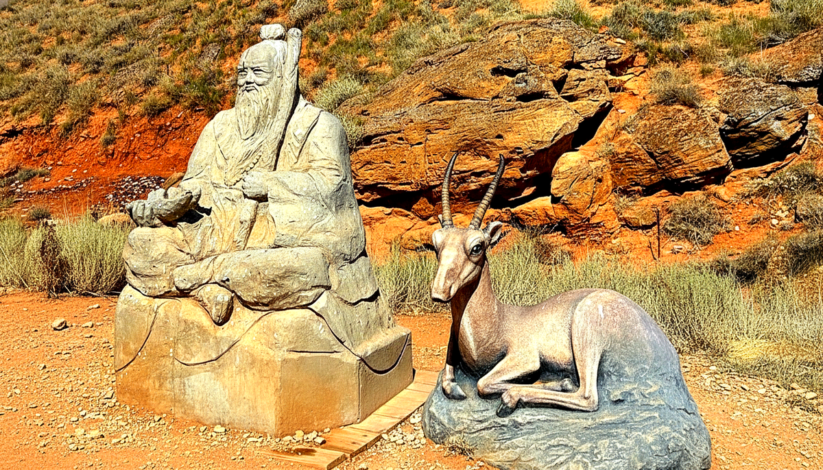 Белый старец - покровитель сайгаков 