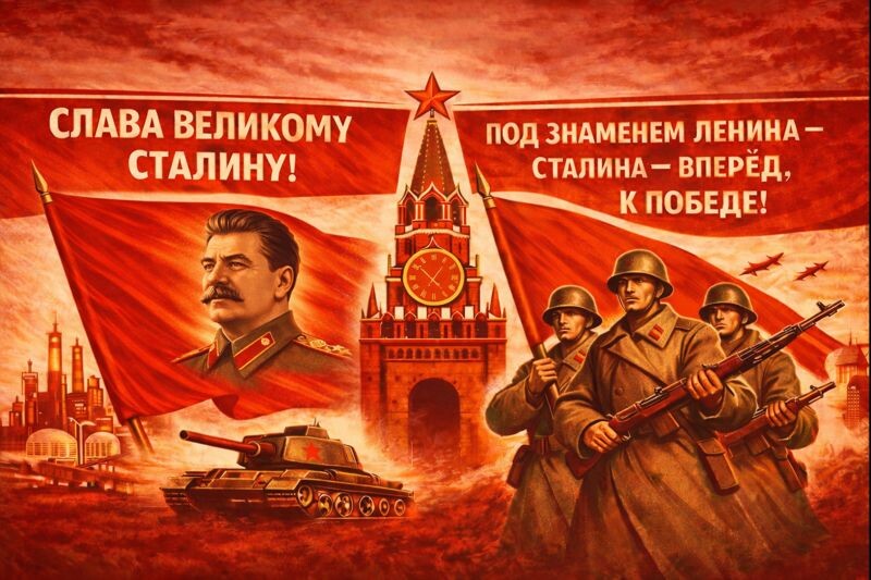 Призывы и лозунги ЦК КПРФ к 146-ой годовщине со дня рождения И.В.Сталина