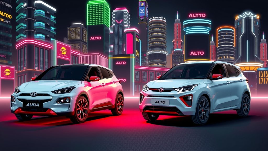    Почему Hyundai Aura 1.0 Turbo 2025 конкурент Maruti Alto и что выбрать?