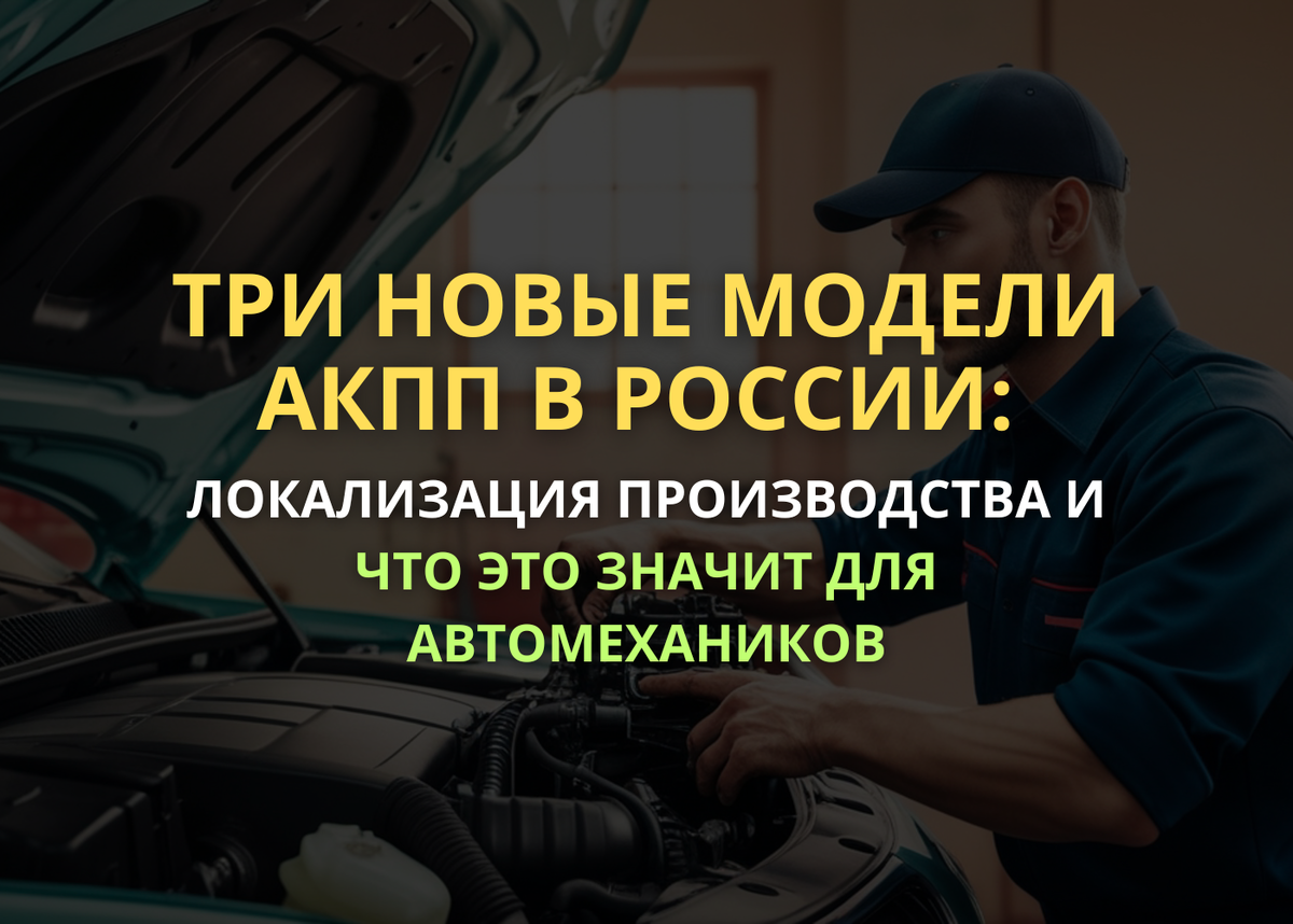 Три новые модели АКПП в России: локализация производства и что это значит для автомехаников