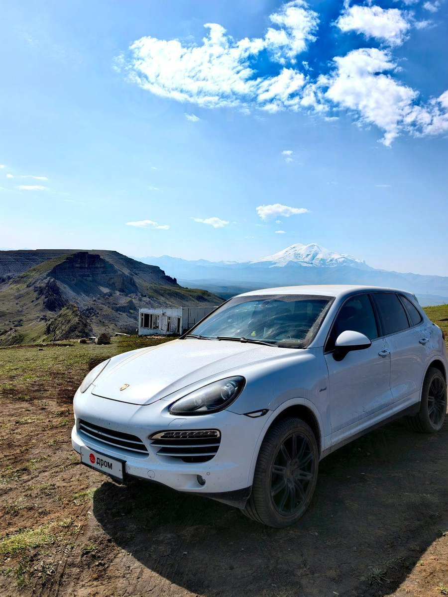 Каен на плато бермамыт на фоне Эльбруса. 