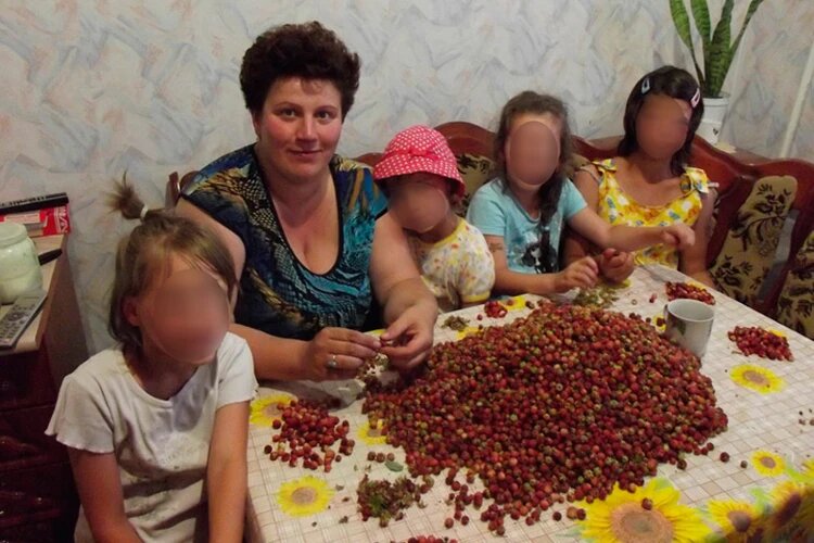 Любовь Ларина всегда хотела много детей и большую дружную семью.