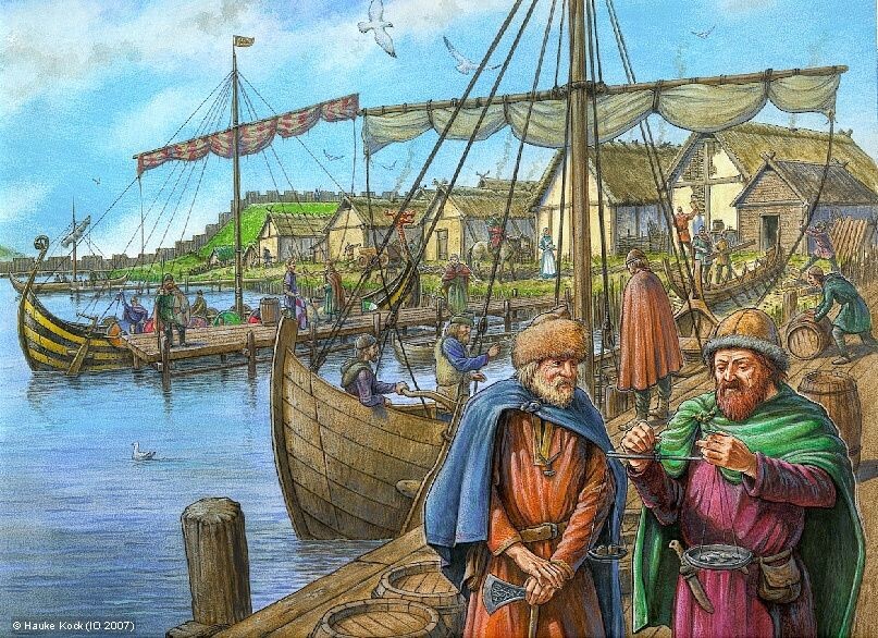 В порту Супрутского городища, важнейшего города на Донском торговом пути.