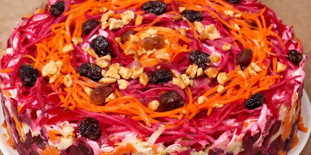 Салат Щетка, спасение после праздников