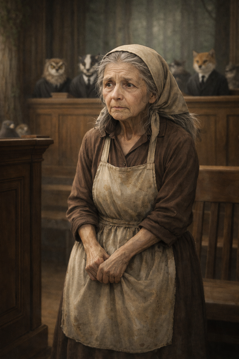 Бабушка. Первый свидетель. Та, от кого Колобок ушёл не в приключение, а от ответственности.