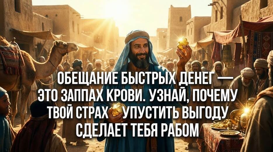 В Вавилоне знали: золото любит тишину и расчет, но оно в ужасе убегает от тех, кто заставляет его приносить невозможные плоды. Если доходность выглядит как чудо — значит, это ловушка.
