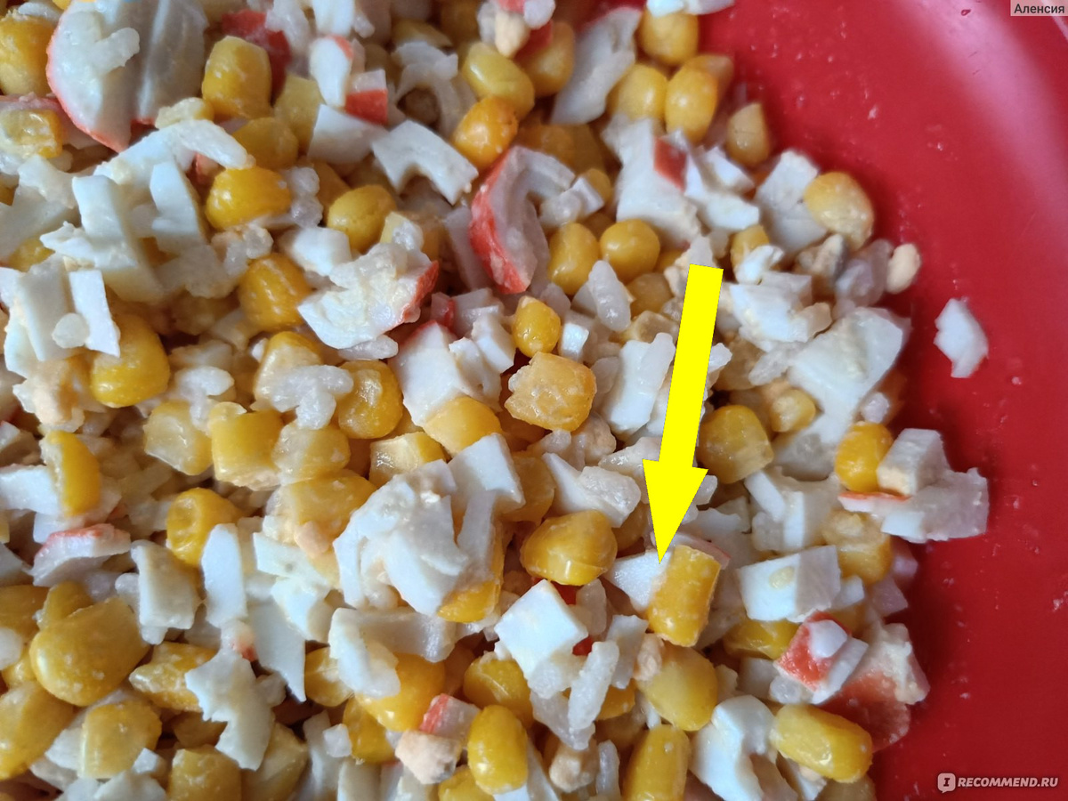    Секрет советского салата с крабовыми палочками раскрыт