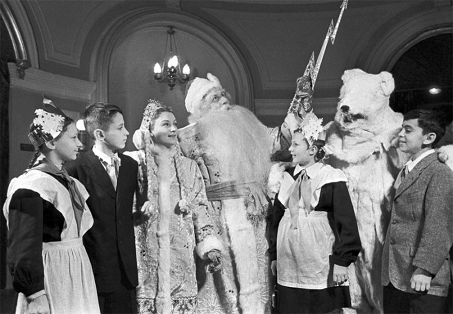 Новогодний праздник 1955 год