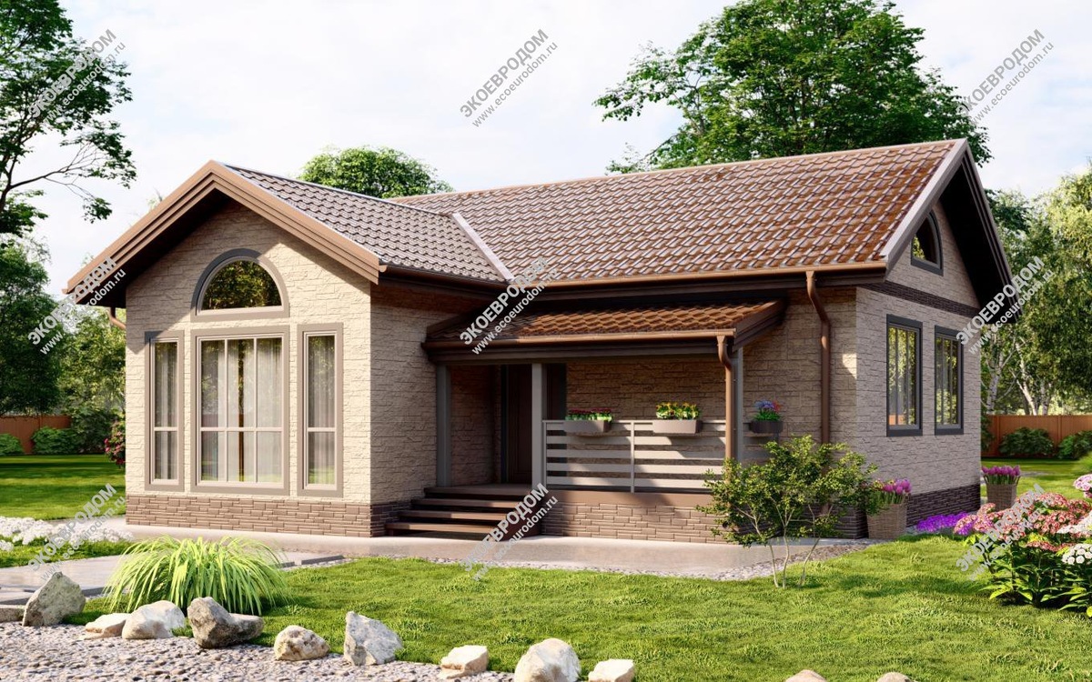 Габариты дома 10x10 м