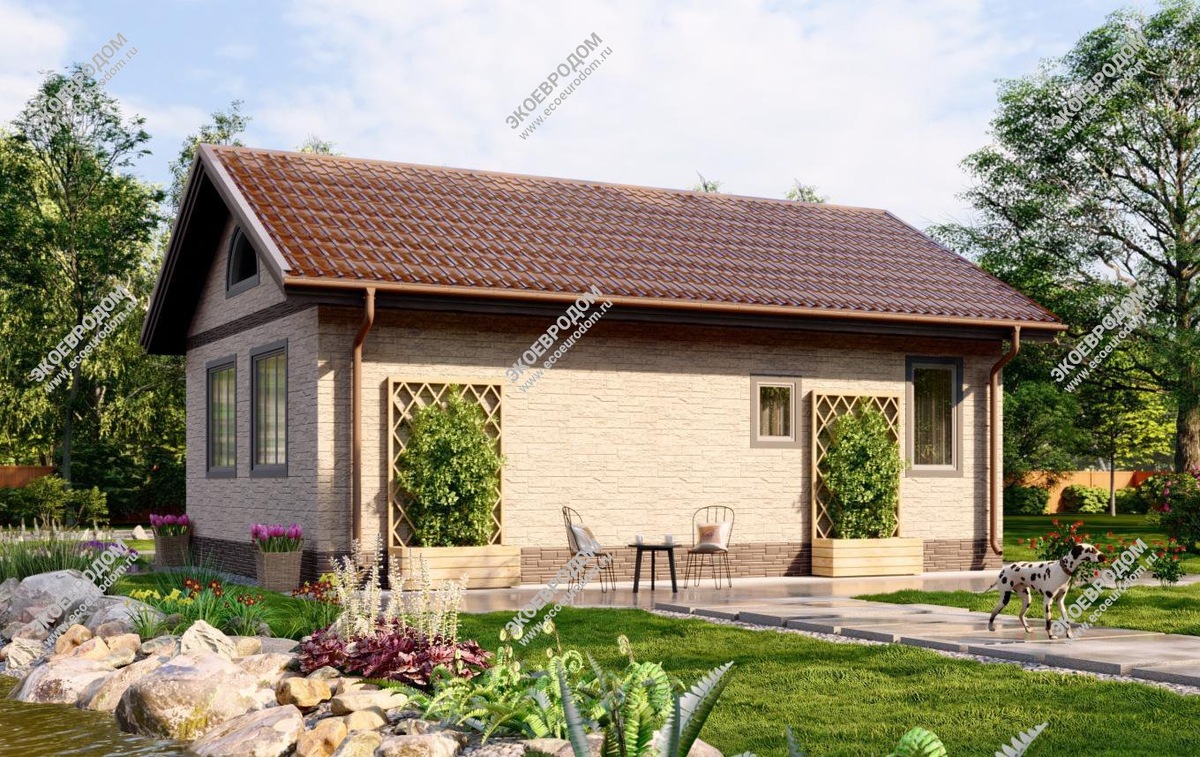 Дом по проекту можно возвести всего за 7-10 дней