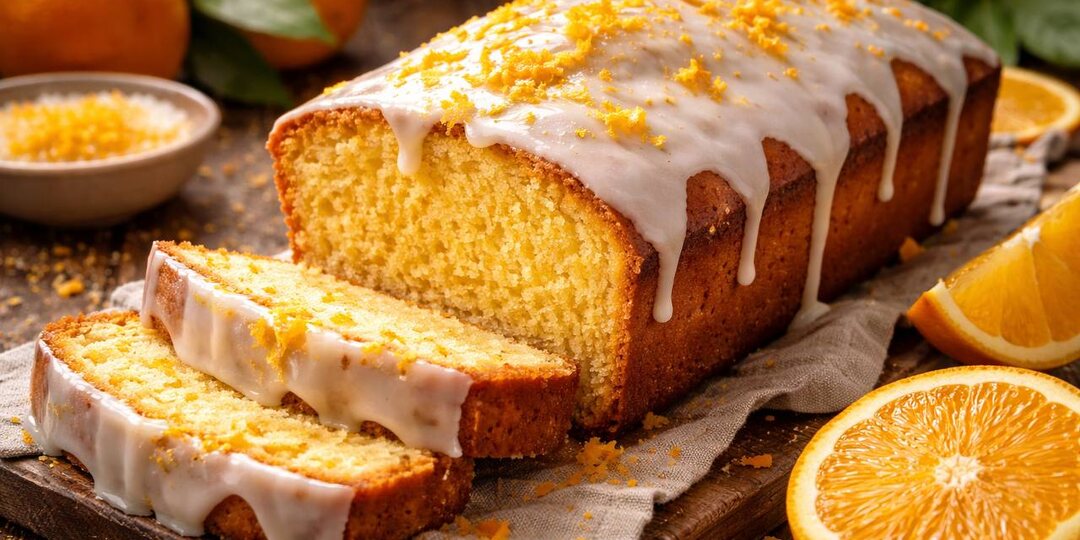 Апельсиновый кекс с глазурью: влажный, ароматный и всегда получается