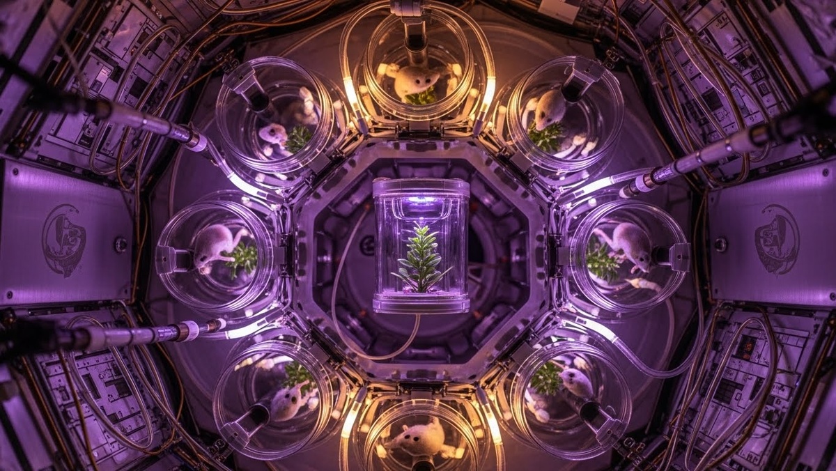 Привезли не просто подопытных грызунов и насекомых, а биоматериал с измененной экспрессией генов