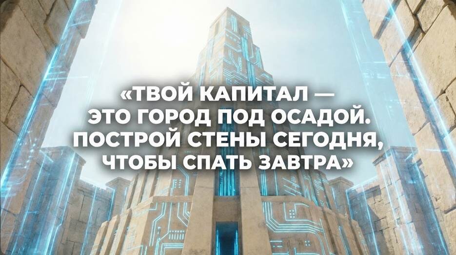 Старый воин Банзар стоял на стене Вавилона, пока враг пытался выломать ворота. Город был спокоен, потому что его стены были выше любого страха. Узнай, как превратить свои накопления в неприступную крепость, которую не возьмет ни один мировой кризис.