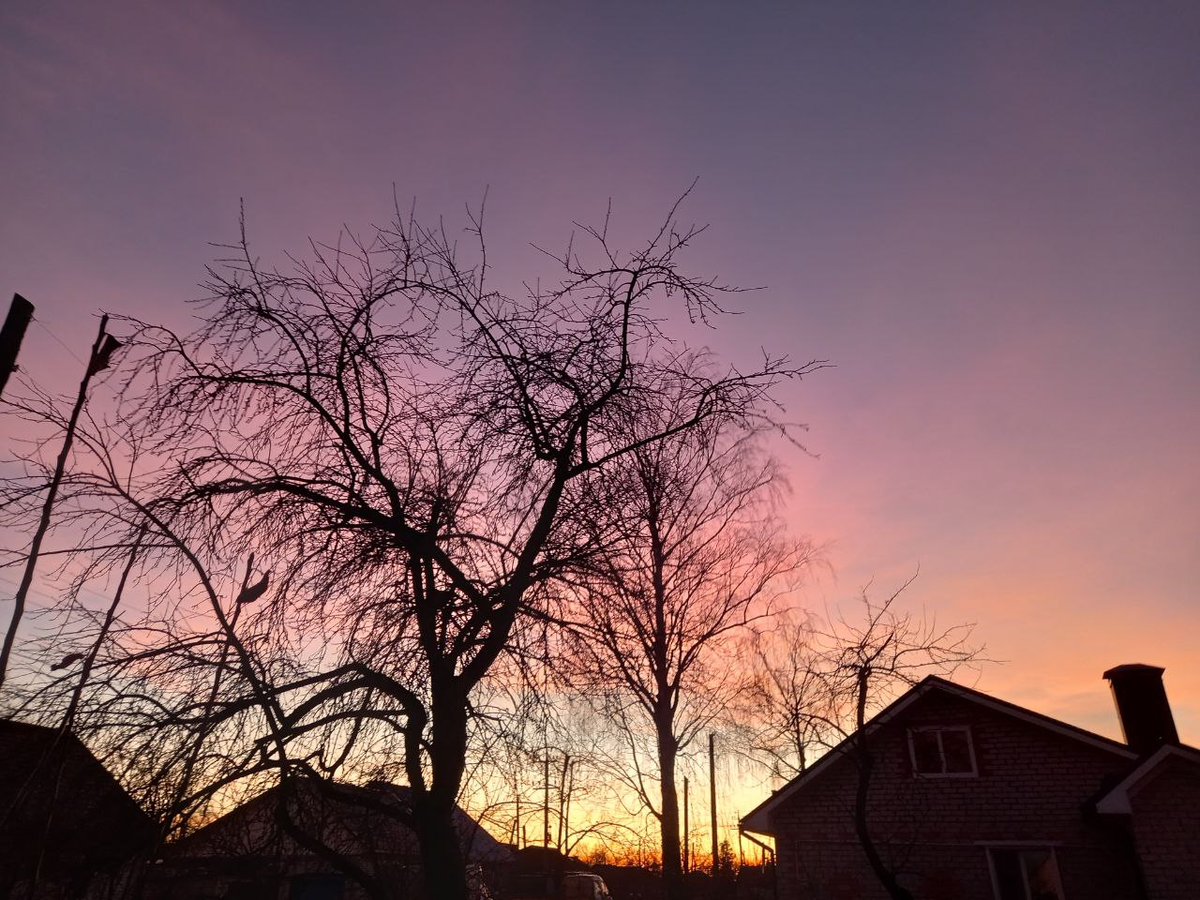 Закат. Фото автора.