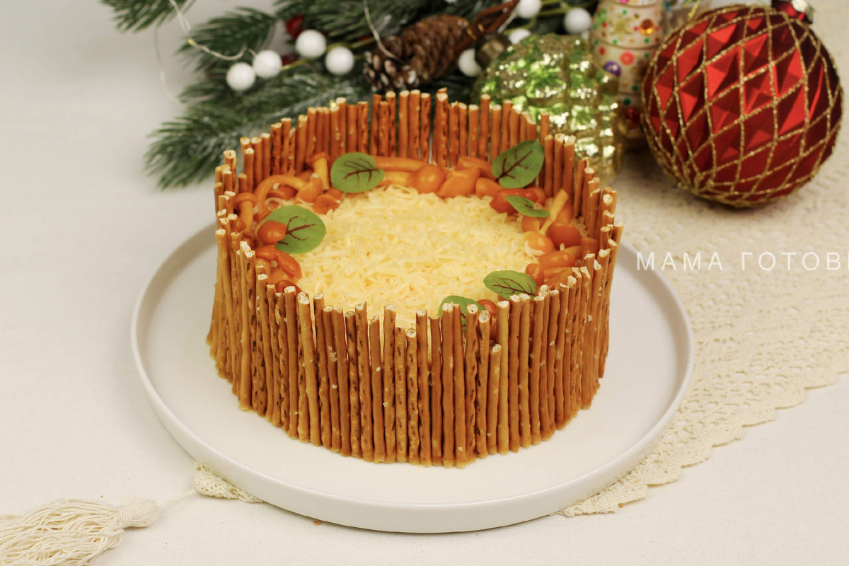 Салат Грибная полянка