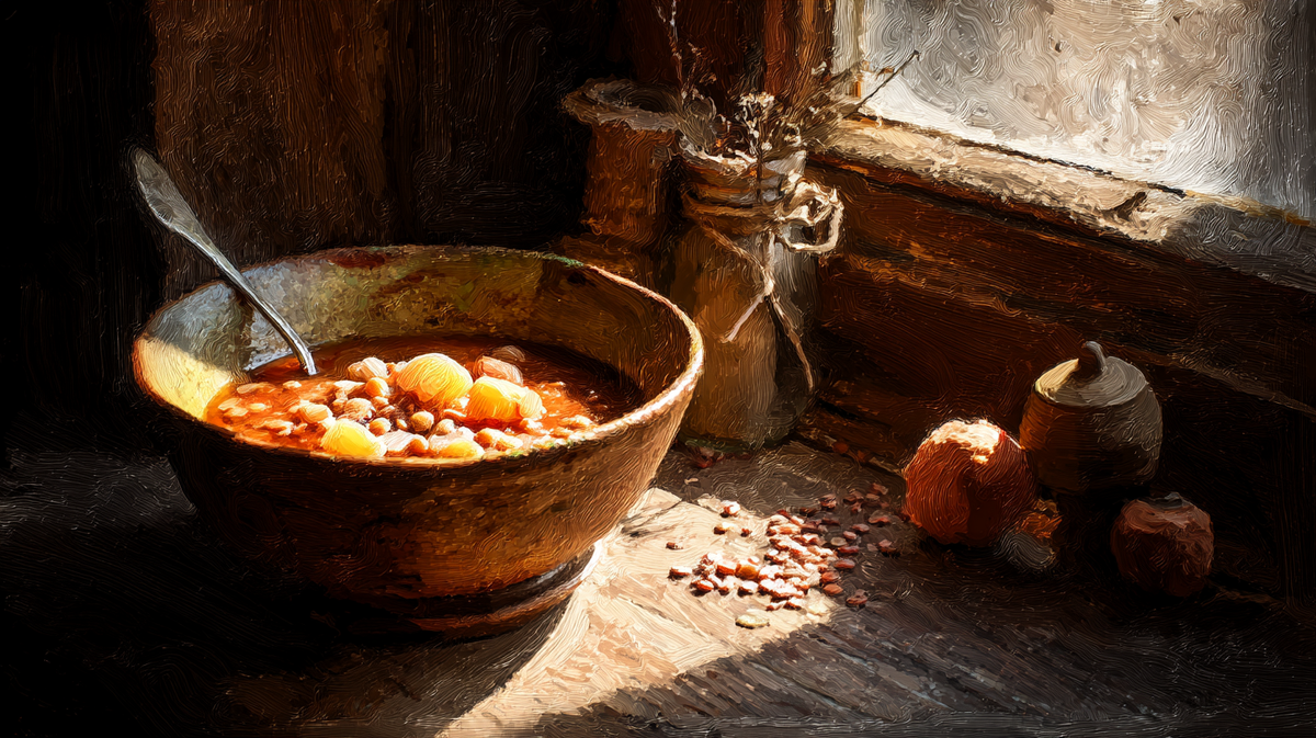 Первая ложка года на удачу