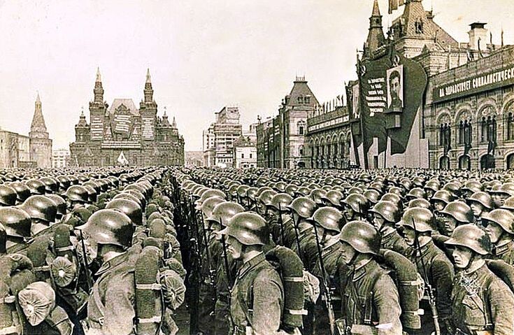 Парад 1 мая 1941 г