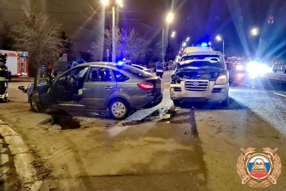    В Твери при столкновении двух машин пострадал 5-летний пассажир. Фото: Управление Госавтоинспекции по Твери.