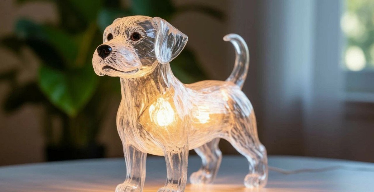 Светильники делают как на заказ с конкретной собачкой, так и можно подобрать готовые похожие.