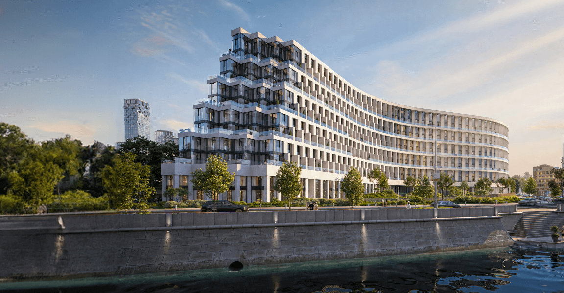 ЖК Opus на Дербеневской набережной от ГК Пионер. Источник: Яндекс.Картинки