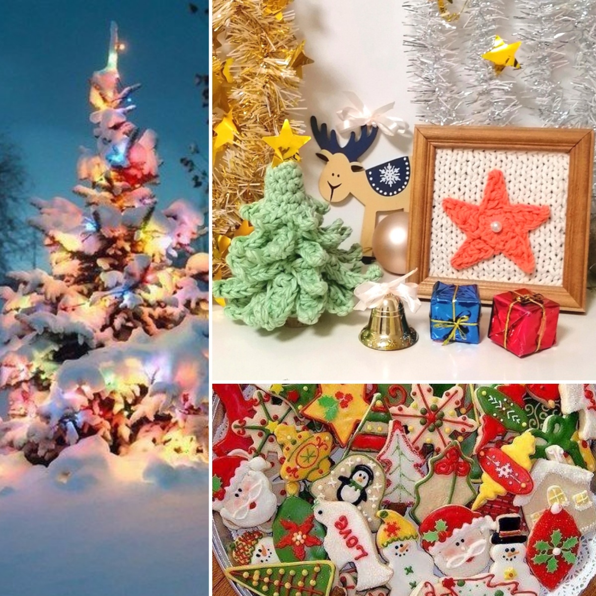 Из коллекции вязаного декора "Новогодняя сказка" (©Г.Шаронина)