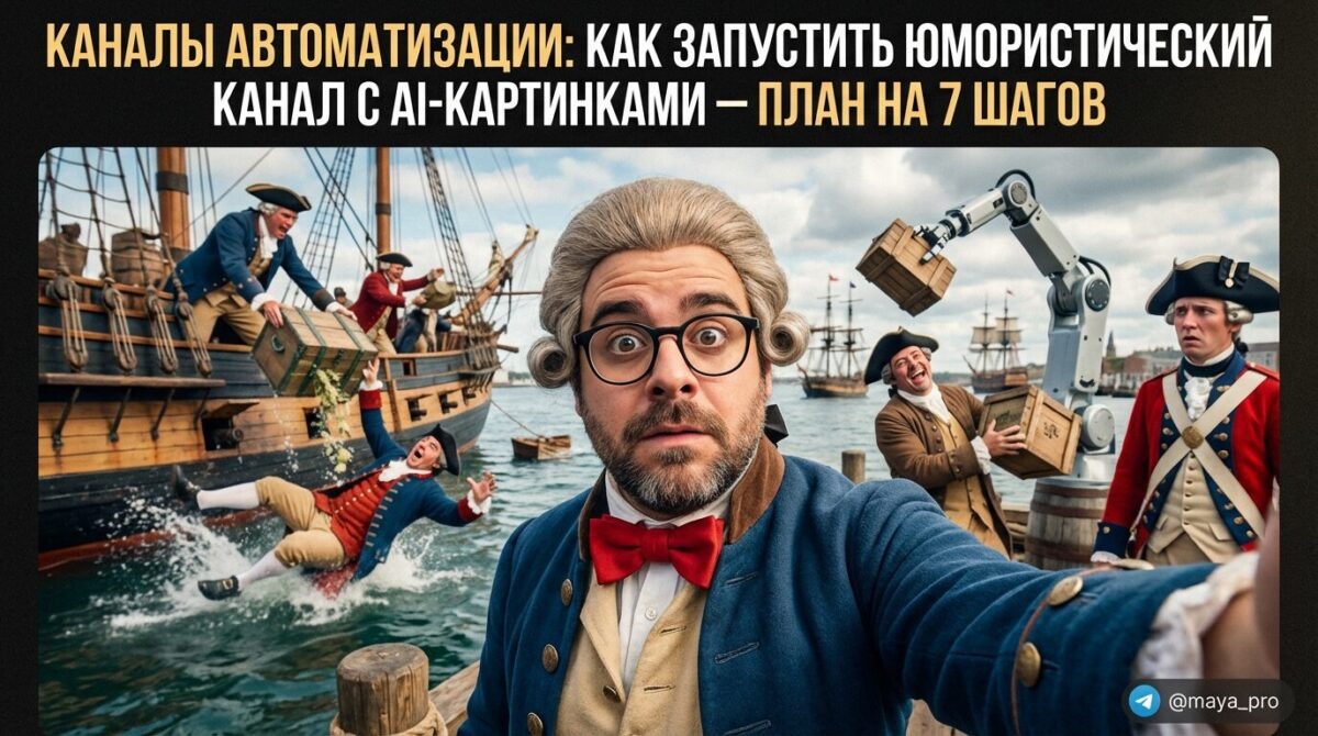    План запуска юмористического канала с использованием AI-картинок Артур Хорошев