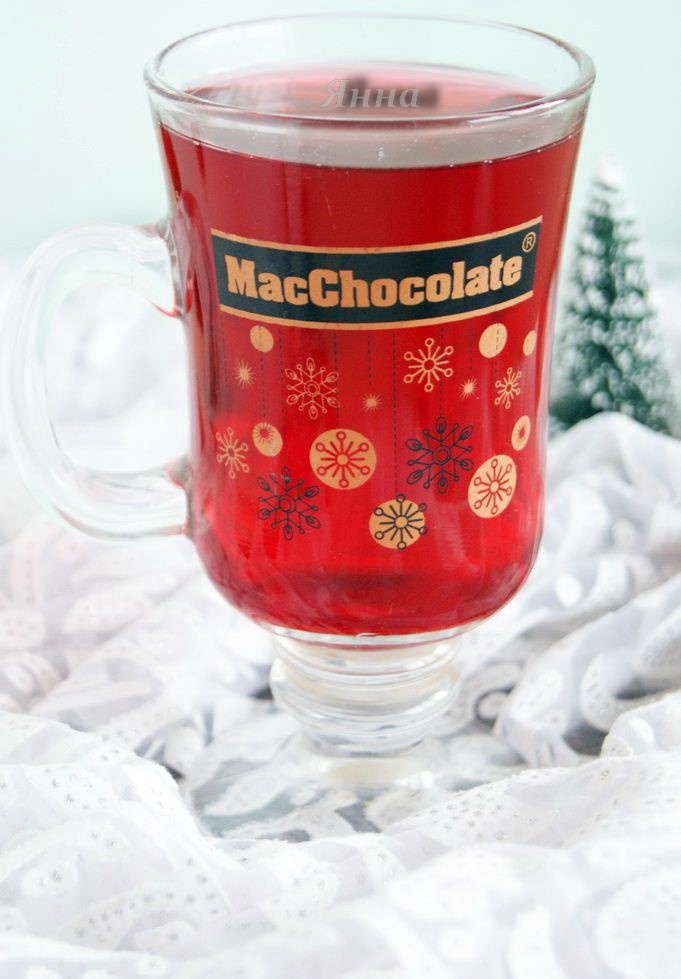 Фото автора. Пряный клюквенно-яблочный компот.