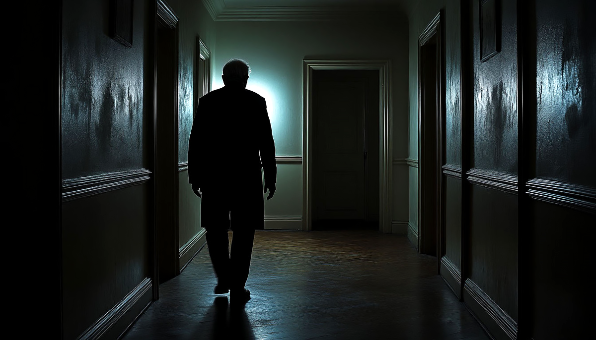 Холли видела странный чёрный силуэт.