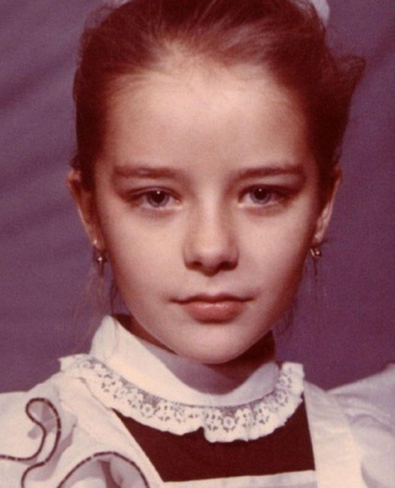 Марина Александрова в детстве.