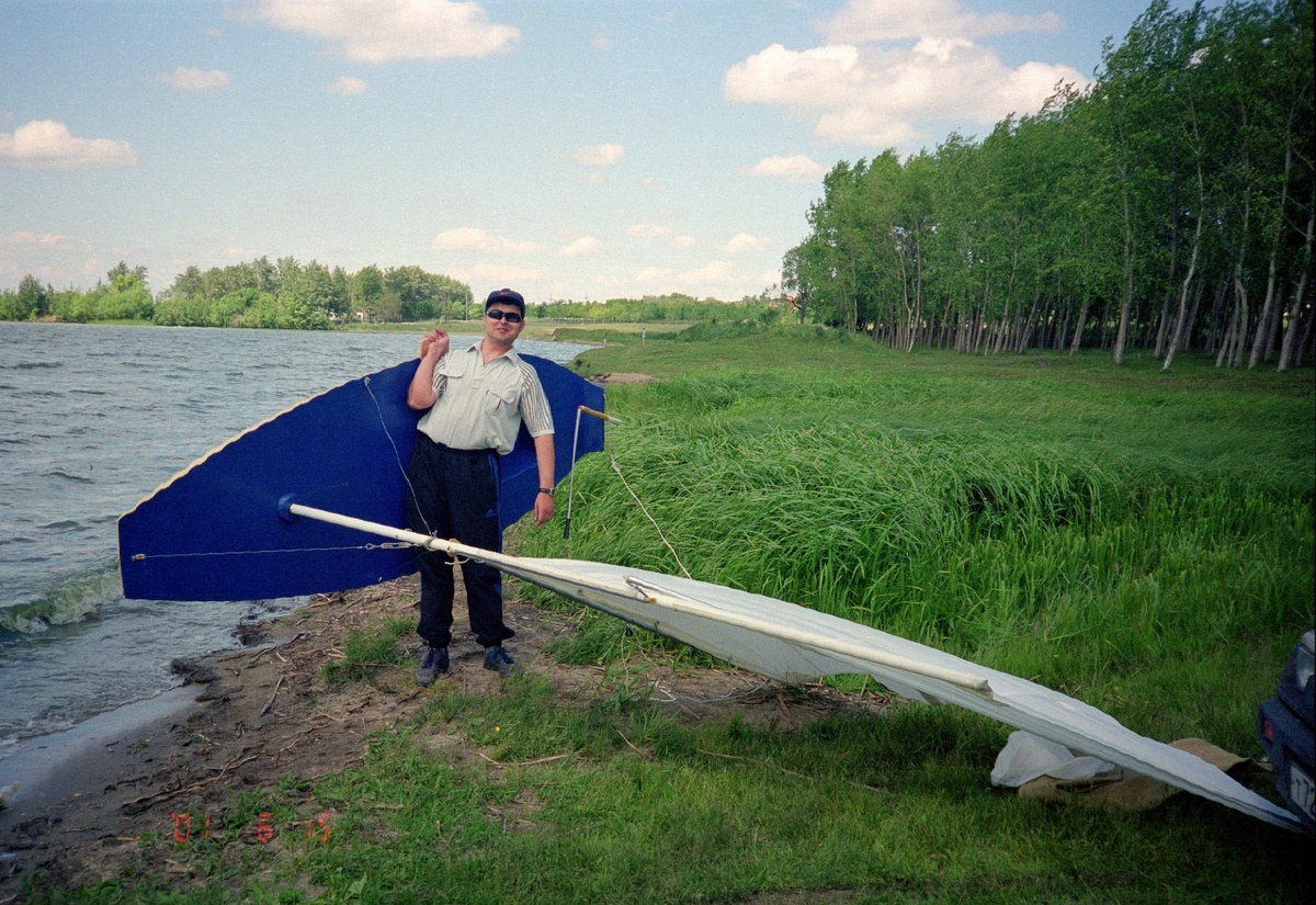 Олег Кучин со своим картопом